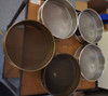 Set of five (5) diameter 8 Sieves, ##30, 35, 40, 50 & 80