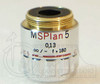 Olympus MSPlan 5X/0.13 ?/- Microscope objective #E-R6