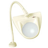 Dazor 3 Diopter Almond Clamping Magnifier Lamp with Flex Arm