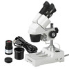 AmScope SE303-PX-E 5X-10X-15X-30X Stereo Microscope with Digital Camera