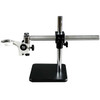 Solid Aluminum Single-Arm Microscope Boom Stand for Stereo with 76mm Pillar Rack