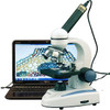 40X-1000X LED Cordless Biological Microscope  Digital Camera Lab Science Scope