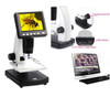 3.5 LCD Screen Desktop Digital Microscope 5MP 1200x Optical Digital Power 8 LED