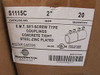 (20) 2 EMT Set Screw Coupling Steel