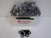 1 Case Wheaton 240216/20-400 Black Plastic Cap W/Rubber Liner