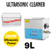 dental industrial  ULTRASONIC jewelry diamond CLEANER Cleaning 9L heater+Basket