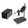 New Digital Microscope Camera Body with Stand and Lens 1600x1200 Black C-Mount