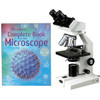 40X-1000X Binocular Biological Compound Microscope + Microscope Book