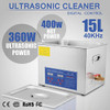 15L 15 L ULTRASONIC CLEANER LAGER TIMER WITH FLOW VALVE PERSONAL USE REMARKABLE