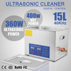 15L 15 L ULTRASONIC CLEANER FREE WARRANTY DRAINAGE SYSTEM PERSONAL USE EXCELLENT