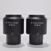 CARL ZEISS W-PL 10X/23 FOCUSABLE MICROSCOPE EYEPIECE PAIR 30MM - 455044/45 50 44