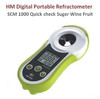 Portable Digital RefrectoMeter SCM 1000 HM Digital Quick Check Sugar Fruit Wine