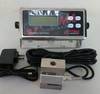 Compression Scale 2000X0.1 lb S Type load cell / OP Indicator,20 Cable,Cert,New