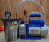 STAR 1 STAGE VACUUM PUMP # RS-1 3CFM 110V 1/4 HP & BIENZUMBADO BEES WAX CHAMBER