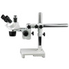 20X-30X-40X-60X Trinocular Stereo Microscope on Single Arm Boom Stand
