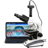 AmScope T360B-P 40X-2000X Biological Compound LED Microscope + Digital Camera