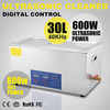Ultrasonic Cleaner 30 L Liter Stainless Steel Industry Heated Bracket w/ Timer