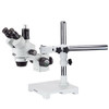 Amscope Sm-3Ty 7X-90X Trinocular Stereo Zoom Microscope On Single Arm Boom Stand