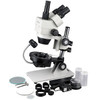 AmScope GM300T Cordless LED 7X-45X Jewel Gem Stereo Zoom Microscope