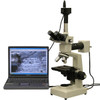 Amscope Me300Ta-M 40X-640X Epi Metallurgical Microscope + 1.3Mp Digital Camera