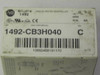 Nib Allen Bradley 1492-Cb3H040 Circuit Breaker Ser. C