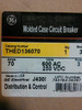 Ge Thed136070 Circuit Breaker