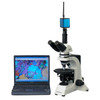 AmScope PZ300TC-14M3 40X-1500X Infinity Polarizing Microscope + HD WiFi Camera