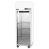 Glass Door Refrigerator Single Door  OD: 27.5W x 35.5D x 79.625H  ID: 23.5...