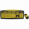 Keys U See Wireless Large Print Battery Operated Keyboard Mouse Bundle