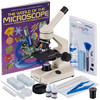 Amscope 40X-1000X Led Student Biological Field Microscope + Slide Prep & Clean K