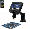 Microscope Digital 720 Hd Camera Usb Lcd 600X Magnifier Portable 4.3 In Display