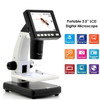 500X Desktop Digital Microscope 5Mp Hd Camera Video Recorder 3.5 Lcd Display