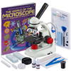 40X-1000X Led Portable Compound Microscope With Red Accents Slide Preparation +