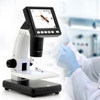 3.5 Inch Lcd 500X Desktop Digital Microscope 5Mp Hd Usb Tv Camera Video Recorder
