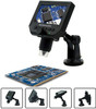 600X Electronic Digital Microscope 3.6Mp 4.3 Lcd Screen Led Portable Microscope