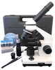 Ajax Scientific Monocular Microscope With Accessories And Box 400X Magnification