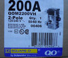 200A Qom2200Vh2 Poles 120/240V  Square D Circuit  Breaker