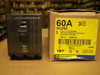 Square D Circuit Breaker Qo360 60 Amp 3 Pole 240V Plug On - New