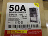 New Square D Hom250Gficp  50A  2P