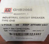 Cutler Hammer Westinghouse Ghb2060 60 Amp 2 Pole Circuit Breaker