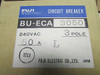 Fuji Electric Circuit Breaker Bu Eca 3050 3 Pole 240Vac