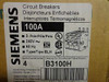 New In Box Siemens B3100H  100A/3P