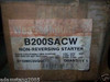 Westinghouse B200Sacw Non Reversing Starter Size 00 Enclosure