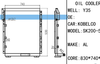 Hydraulic Oil Cooler For Kobelco Sk200-5 Excavator 6D31