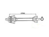 W258012100109-A Complete Constant Velocity Shafts Fits Waltersheid 2580