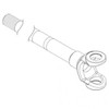 Mfwd Drive Shaft Assembly - Left Hand Case Ih Mx210 Mx230 Mx255 New Holland