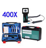 Fiber optical Cleaning and Inspection tool Kits with 400x optic microscope /Clean Box /Clean Pen/ Visual  Fault Locator,Suit-400