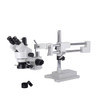 16MP HDMI usb Industry Microscope Camera 3.5X-90X Simul-Focal digital Double Boom Stand Trinocular Stereo microscope 144pc light