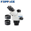 KOPPACE 7.5X-266X,2 million pixels,HDMI HD Industrial Microscope, Industrial Electron Microscope,13.3 inch HD monitor
