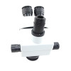 3.5X-90X Double Arm Boom Stand Trinocular Stereo Zoom Microscope with 0.5X 2.0X Objective lens +20MP Full HDMI 1080P camera
